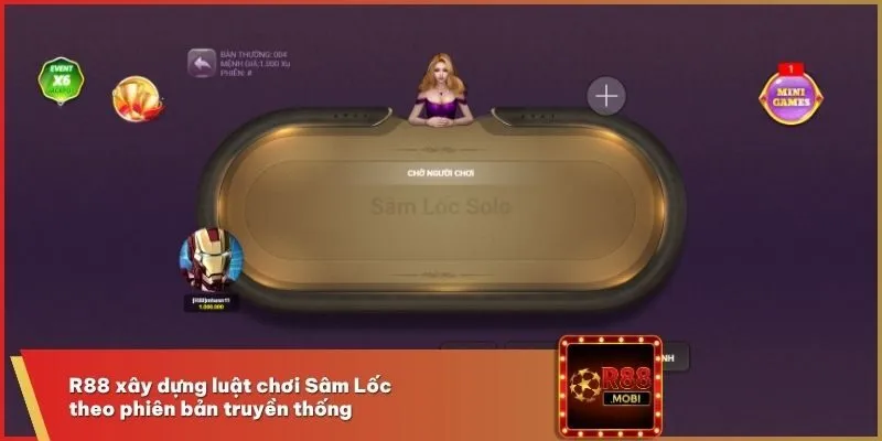 R88 xây dựng luật chơi Sâm Lốc theo phiên bản truyền thống